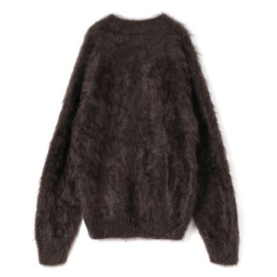 BLAMINK(ブラミンク)のカシミヤファー7GVネックカーディガン通販