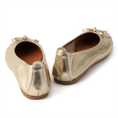 FABIO RUSCONI(ファビオ ルスコーニ)のレザーメッシュフラットシューズ