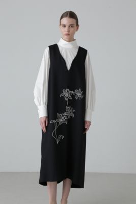 ADORE(アドーア)の◇エンブロイダリーブッチャーワンピース通販