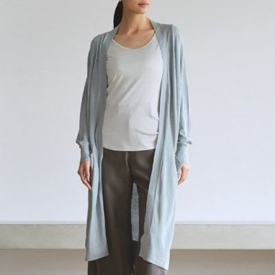 DRESS HERSELF(ドレスハーセルフ)のロングカーディガン／シルク通販