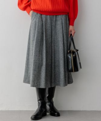 23区(ニジュウサンク)のシルクネップヘリンボーン ガウチョ パンツ通販