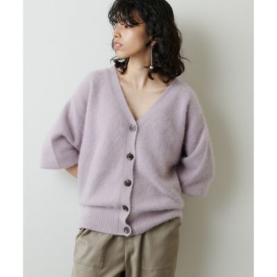 Whim Gazette(ウィム ガゼット)のファーニット2WAYカーディガン通販