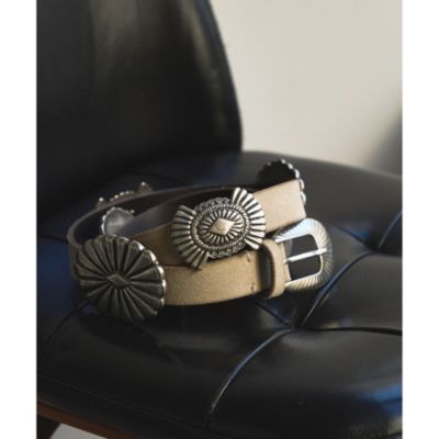 Whim Gazette(ウィム ガゼット)の【Puntovita】コンチョスエードベルト