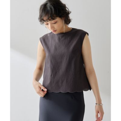 Whim Gazette(ウィム ガゼット)のスカラップブラウス通販 | 集英社