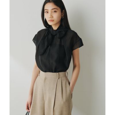 Whim Gazette(ウィム ガゼット)のシアーボウブラウス通販 | 集英社