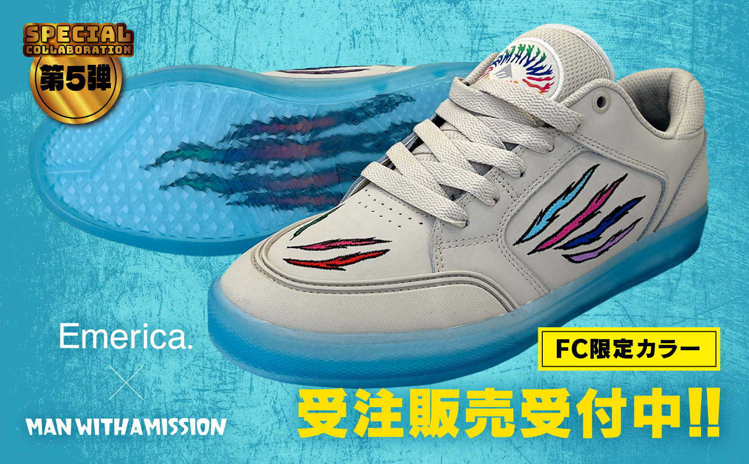 EMERICAコラボ商品 HERITIC×MWAM (FC限定カラー)受注販売決定