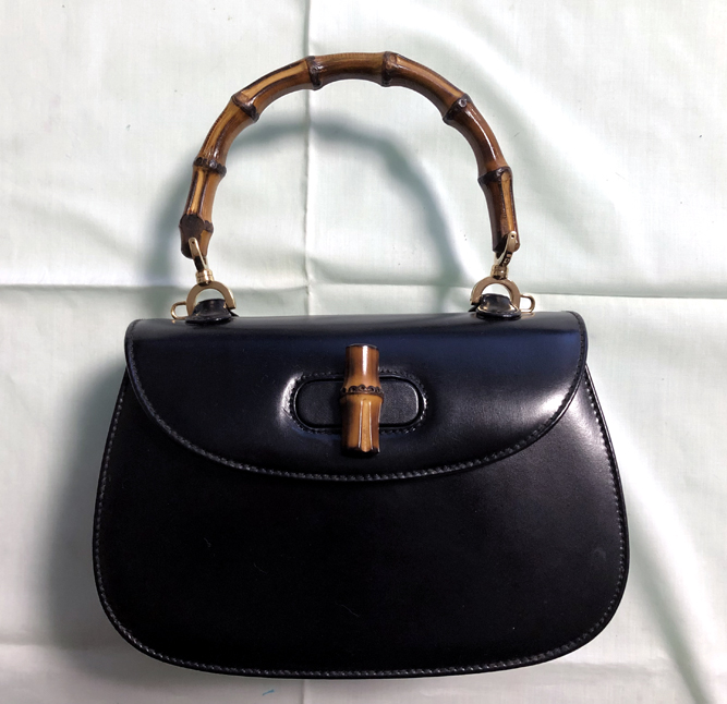 GUCCI バンブー 2WAYハンドバッグ ハンドル開き修正：開いてしまった