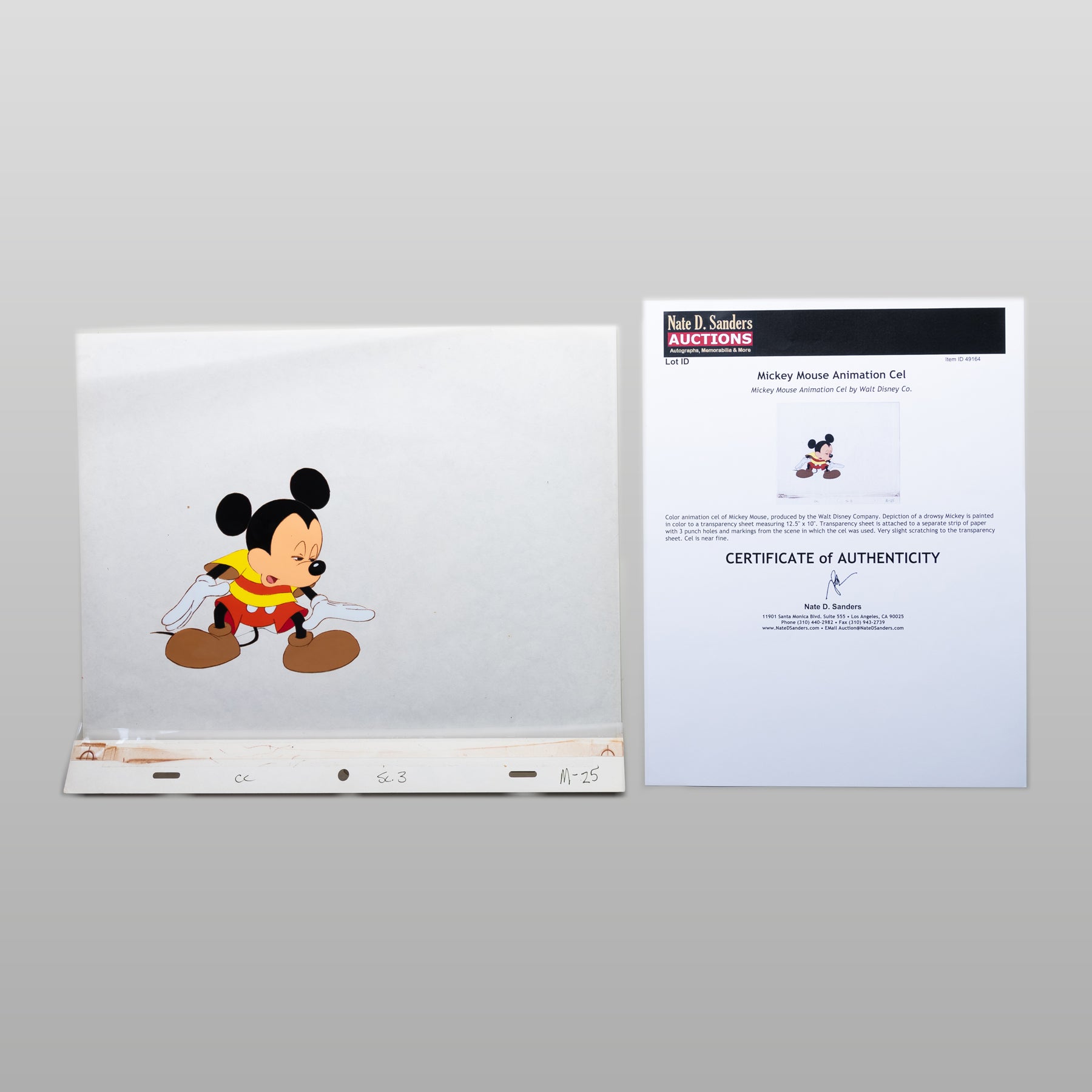 ミッキーマウスのオリジナルセル画 - ファンコレクションズ
