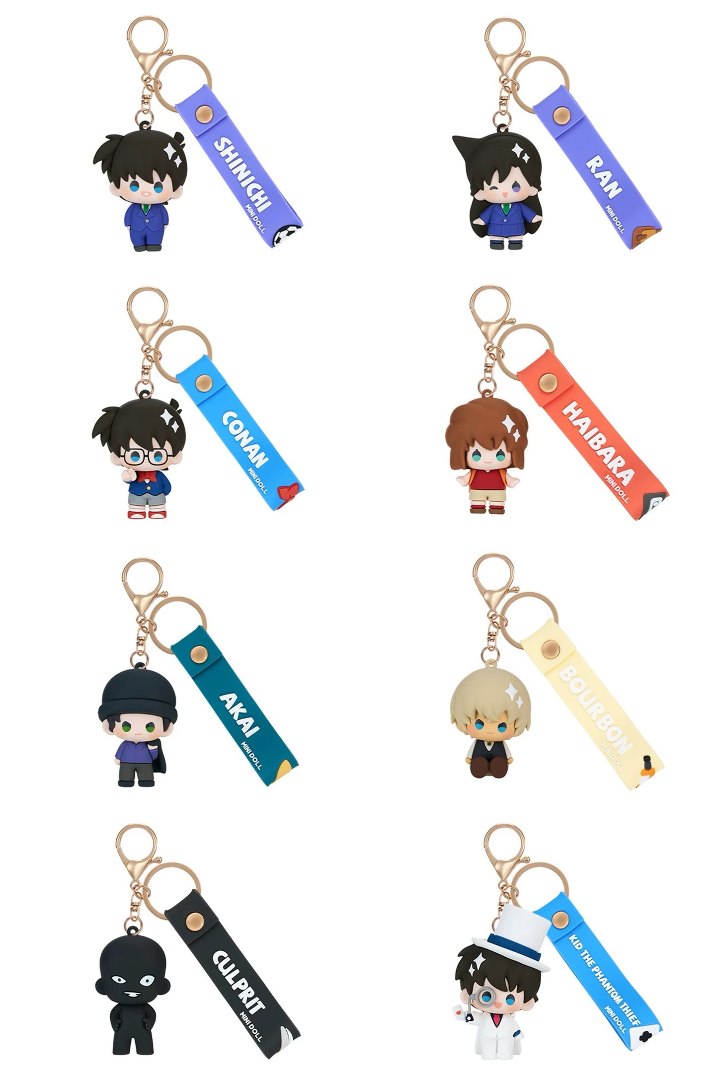 予約】名探偵コナン 中国限定 MINIDOLL 指先フィギュアキーホルダー