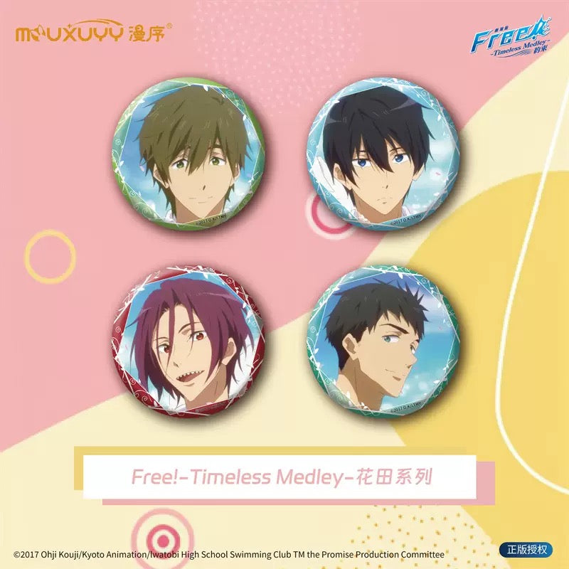 Free! 松岡凛 缶バッジ TYM 3個セット Free! 松岡凛 缶バッジ TYM 3個