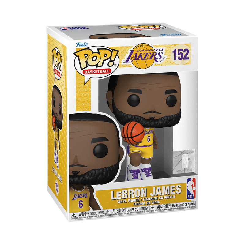 スポーツ Funko POP! NBA LEBRON JAMES 172 NBA LA Lakers LeBron