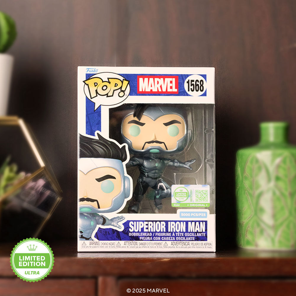 Pop! Superior Iron Man with Pop! Protector