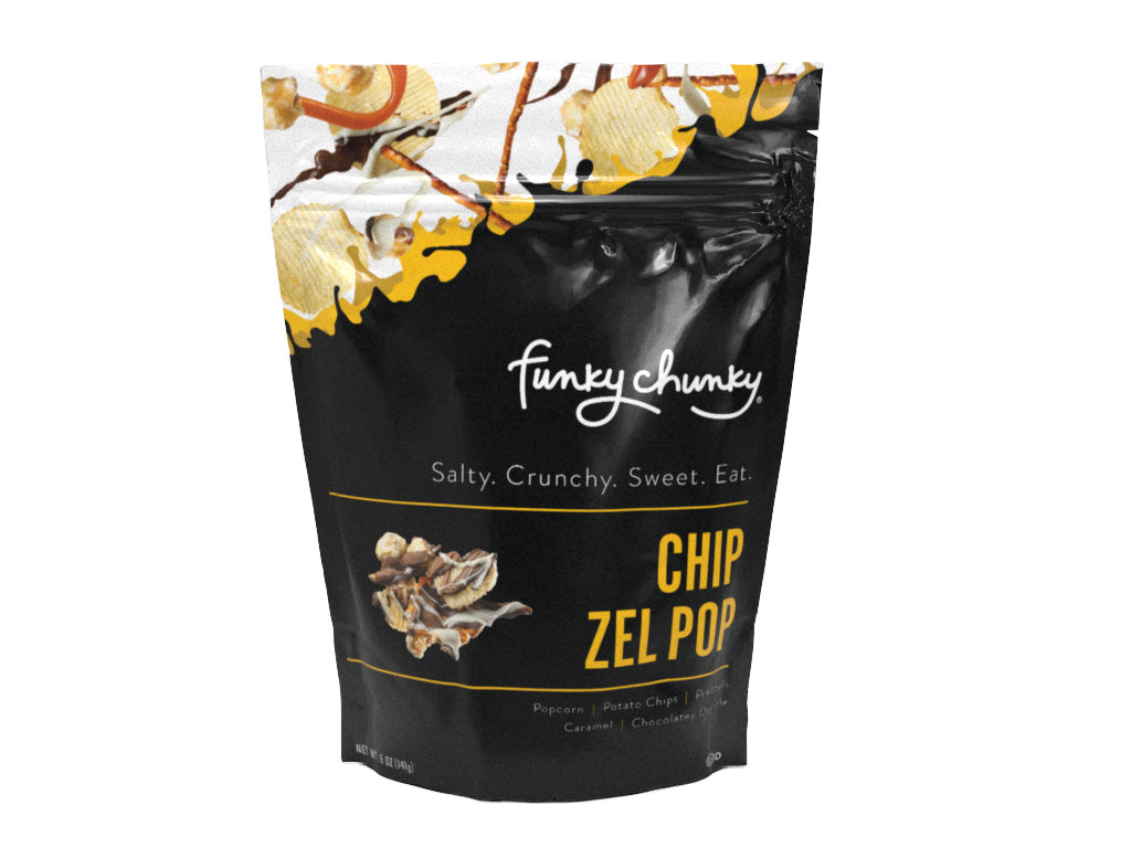 Funky Chunky Popcorn Gifts: Chip Zel Pop - Chocolate Covered