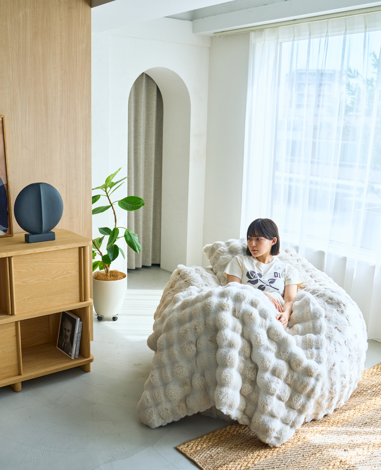 特大クッションソファ VOFF 01 WHITE – VOFF JAPAN