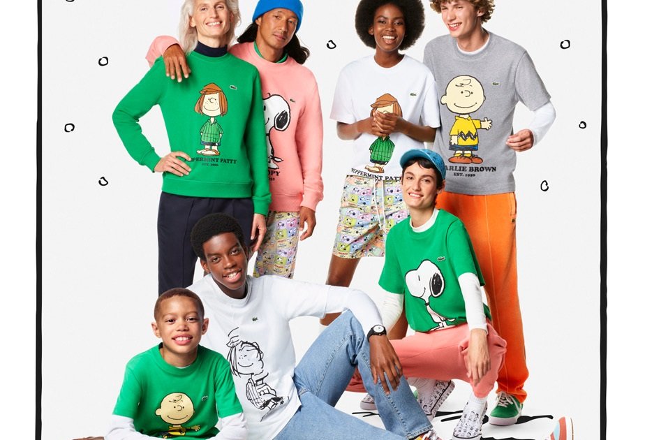 LACOSTE》と「PEANUTS」のコラボが再び！キャラクターたちをポップに