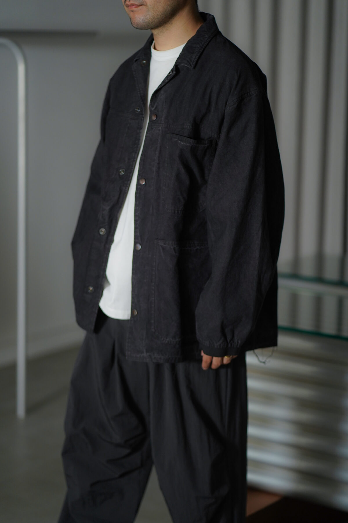 希少】barbell object UN JKT D.Khaki 25ss 2