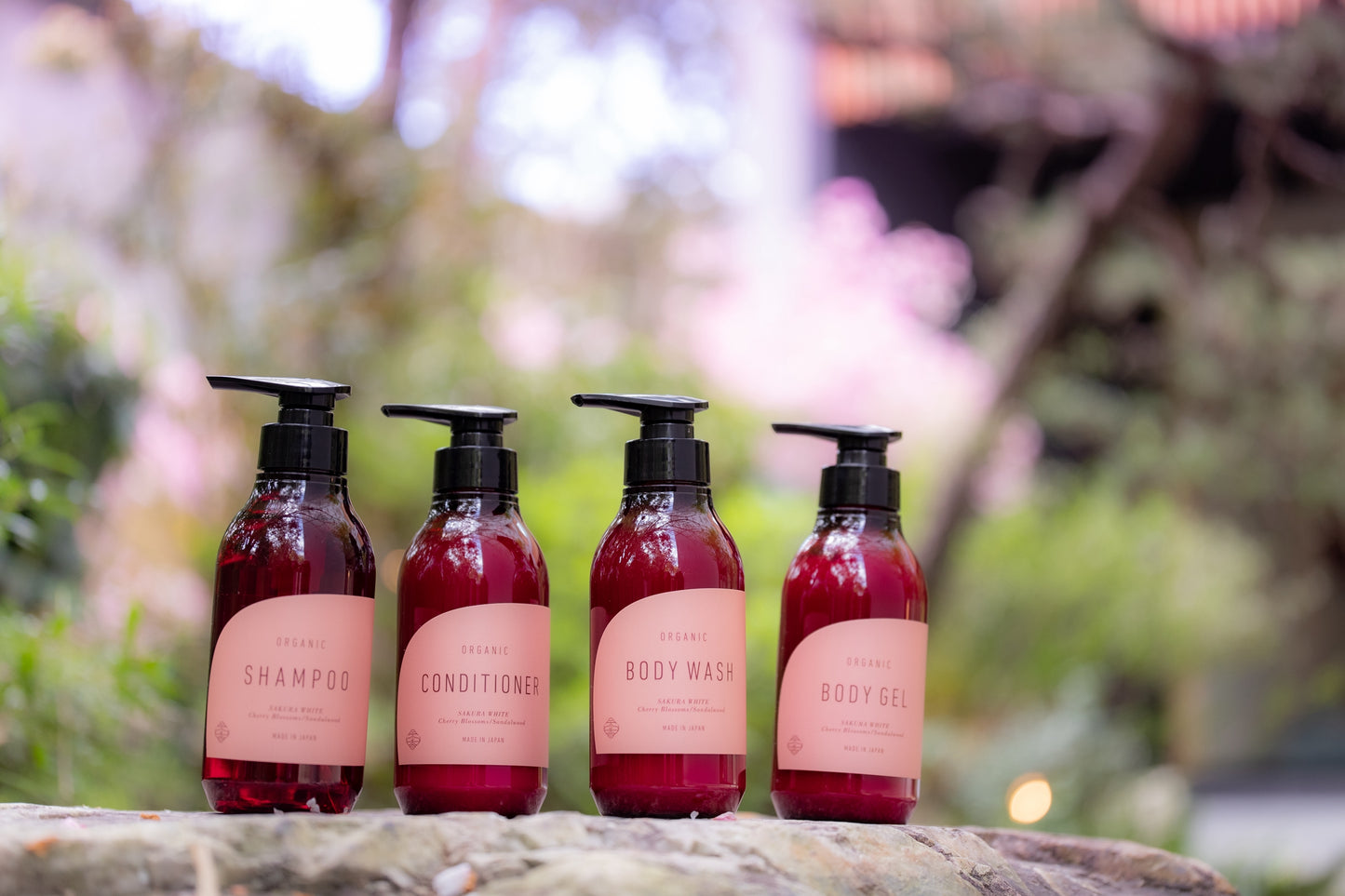 SAKURA WHITE (桜と白檀の香り)4点セット – FUFU JAPAN SELECTION
