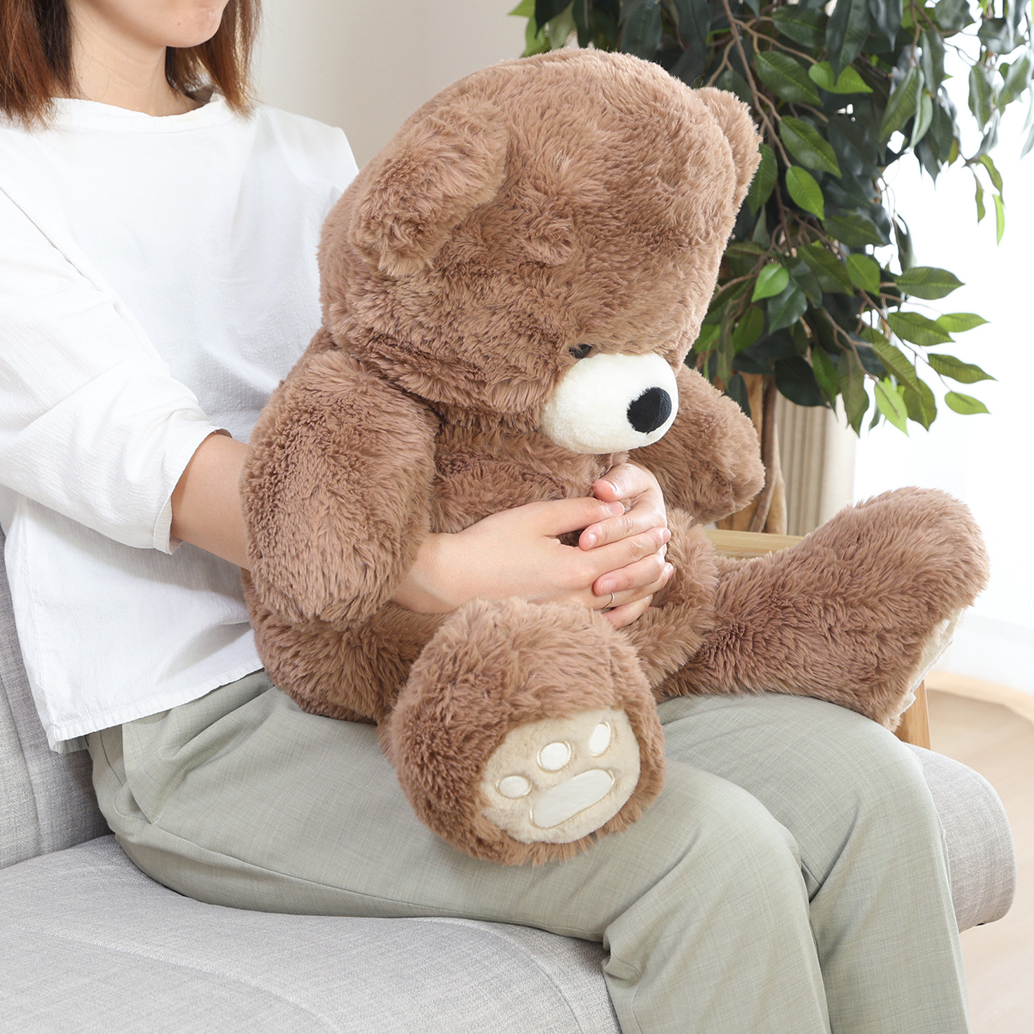 C/D:19554] ぬいぐるみ くま 50cm BR ｜ ORDERING SHOP