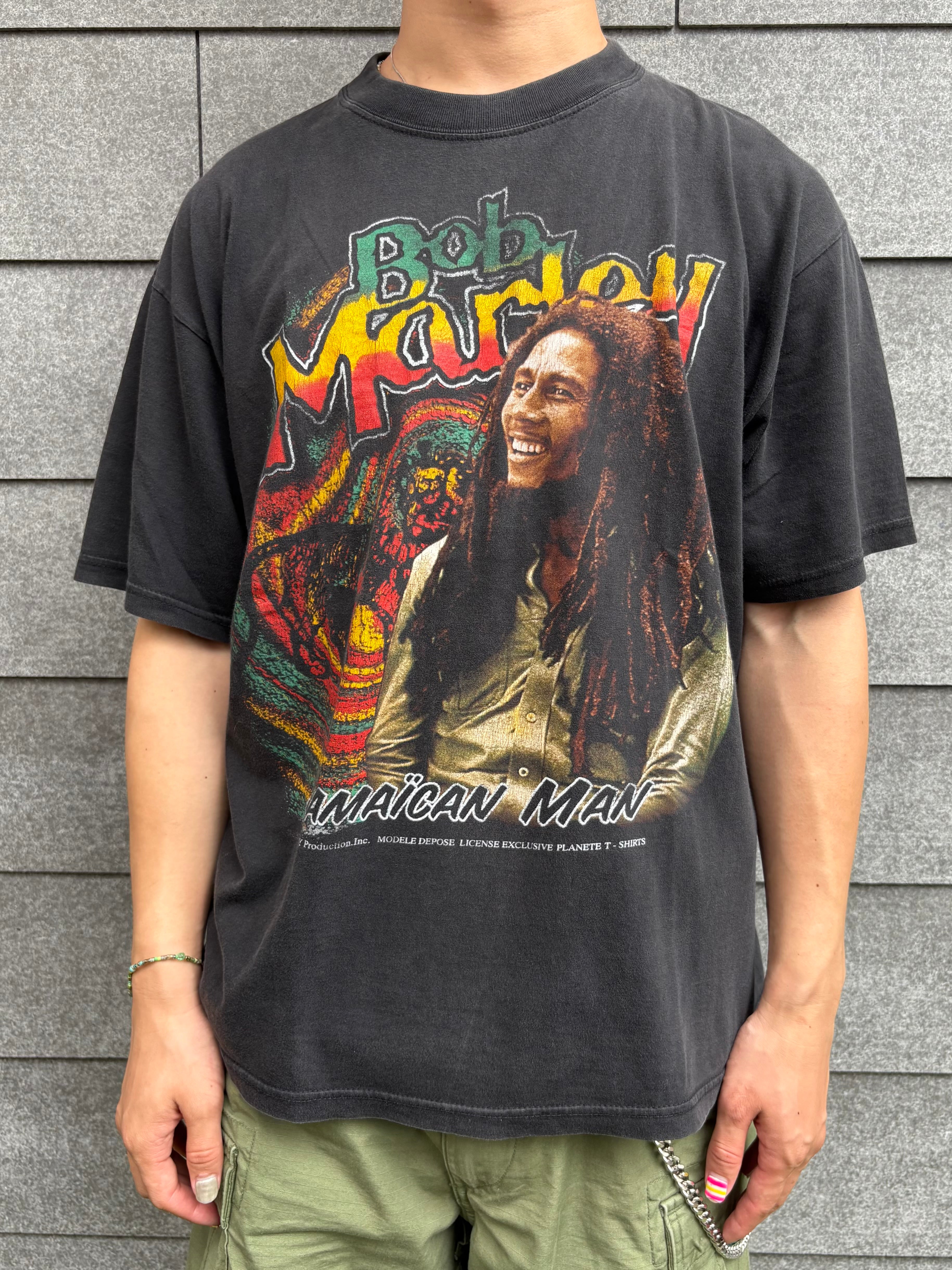 00's BOB MARLEY「Jamaican Man」バンドTシャツ – FUJI STORE