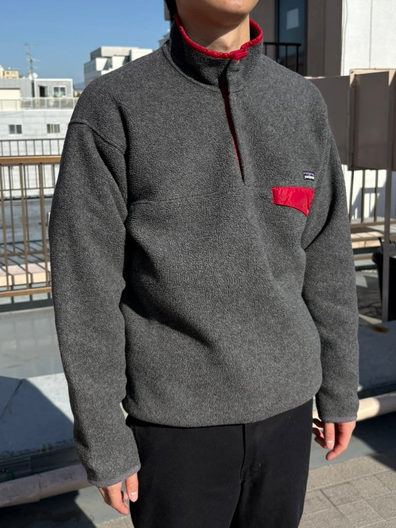 90's PATAGONIA 雪なし「Synchilla Snap-T」フリースプルオーバー