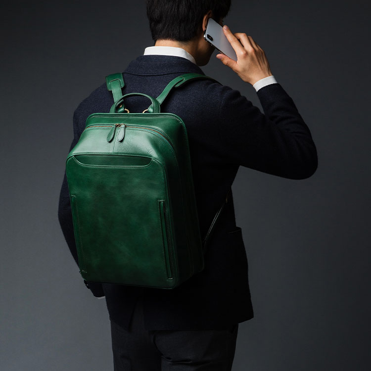 IKUTA KABAN】レザーバックパック | 藤巻百貨店