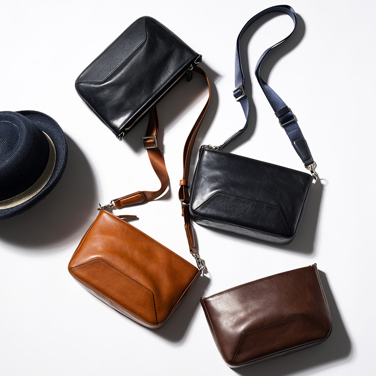 BALZO】Shadow 姫路レザー 二層収納ミニショルダーバッグ | 藤巻百貨店