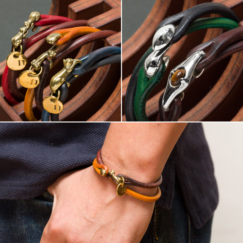 池之端銀革店】Cramp 二重巻きブレス （2匹ネコ） | 藤巻百貨店