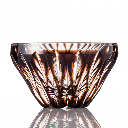 薩摩びーどろ工芸】薩摩切子 桜島 盃 | 藤巻百貨店