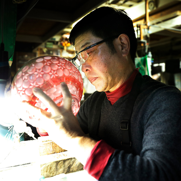 篠崎硝子工芸所】オールドグラス「玉小紋」 | 藤巻百貨店