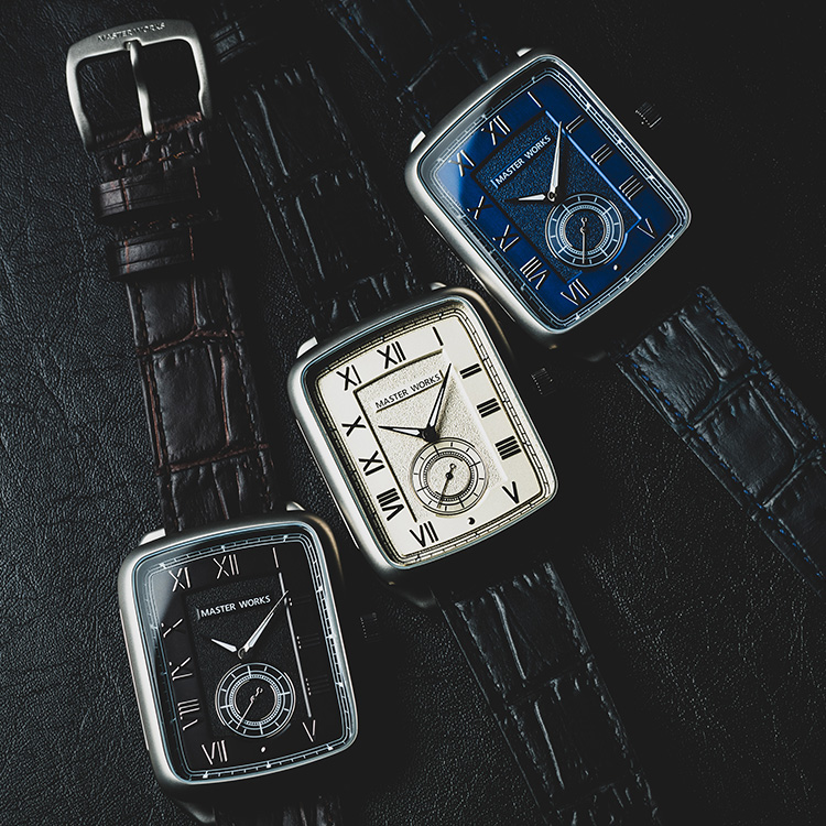 MASTER WORKS】Quadrangle スクエア腕時計 | 藤巻百貨店