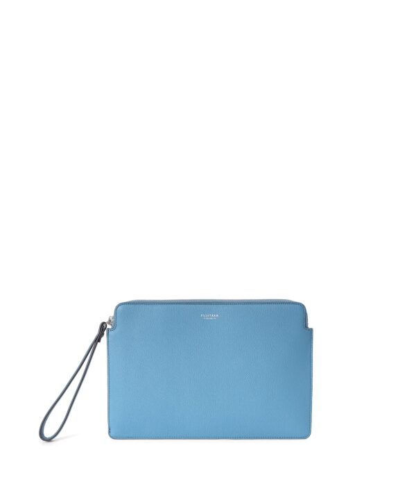 Leather clutch bag B5 / FUJITAKA official / genuine leather