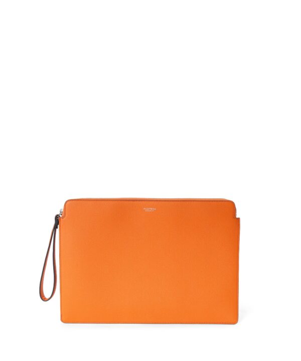 Leather clutch bag A4 / FUJITAKA official / Genuine leather