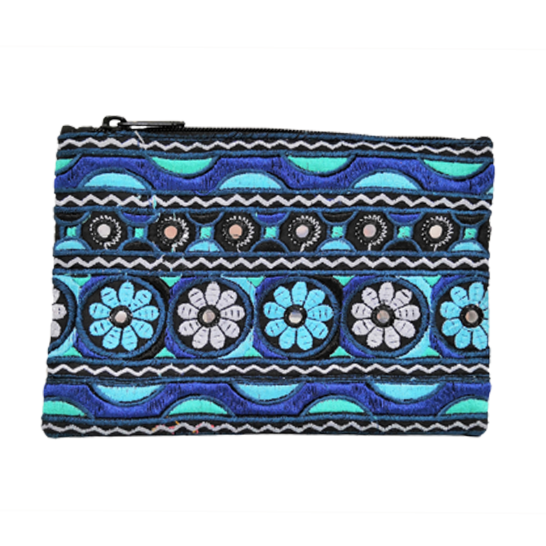インド製手刺繍コスメポーチ AN014 – 株式会社富士マーチャンダイズ