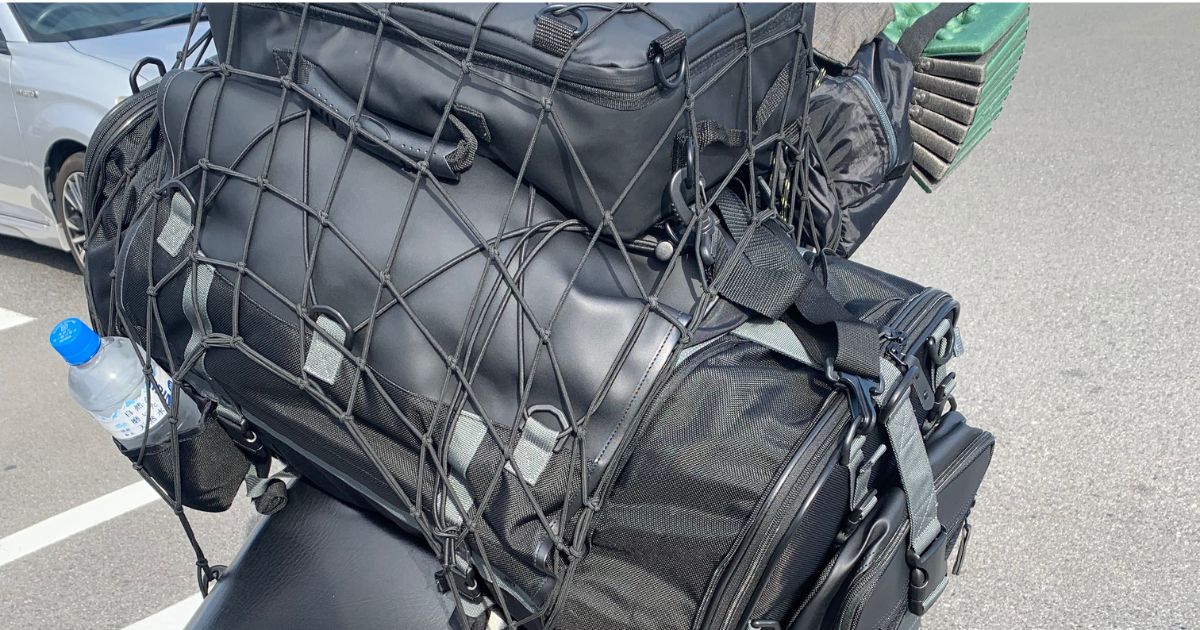 TANAX キャンピングシートバッグ2 積載レビュー｜キャンプツーリング