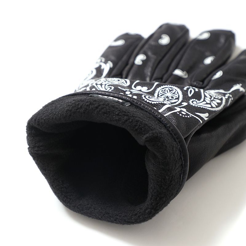 CHALLENGER [チャレンジャー] BANDANA LEATHER GLOVE バンダナレザー