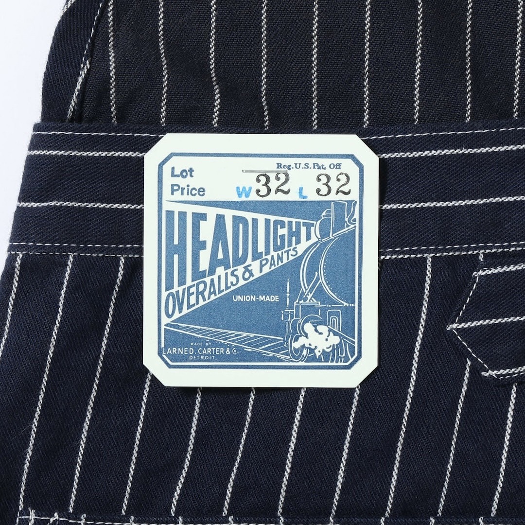 HEADLIGHT [ヘッドライト] 8oz. SPECIAL WOVEN STRIPE DENIM LOW BACK