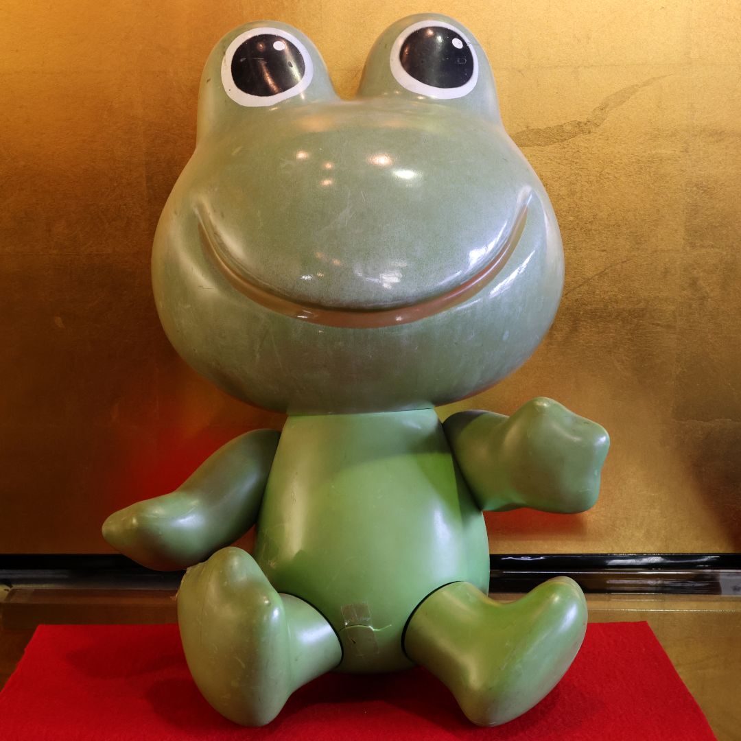 福岡レトロ コルゲンコーワの店頭宣伝用カエル「ケロちゃん」