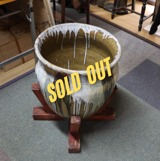 骨董品 小鹿田焼 大壺