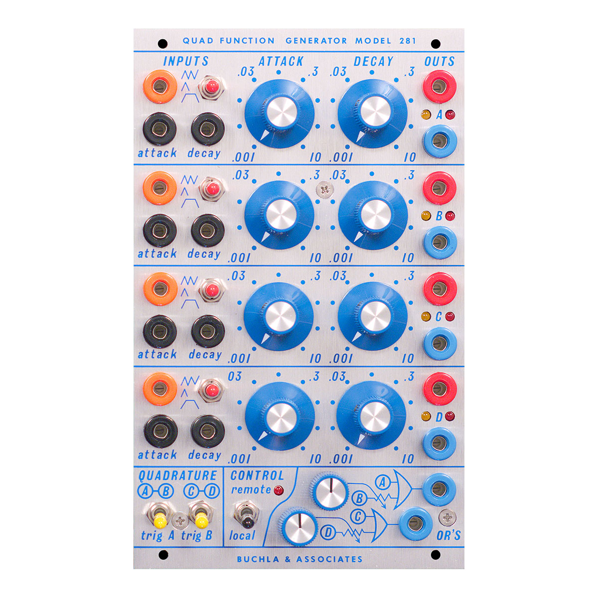 281 Classic Reissue – Quad Function Generator - Buchla - 有限会社