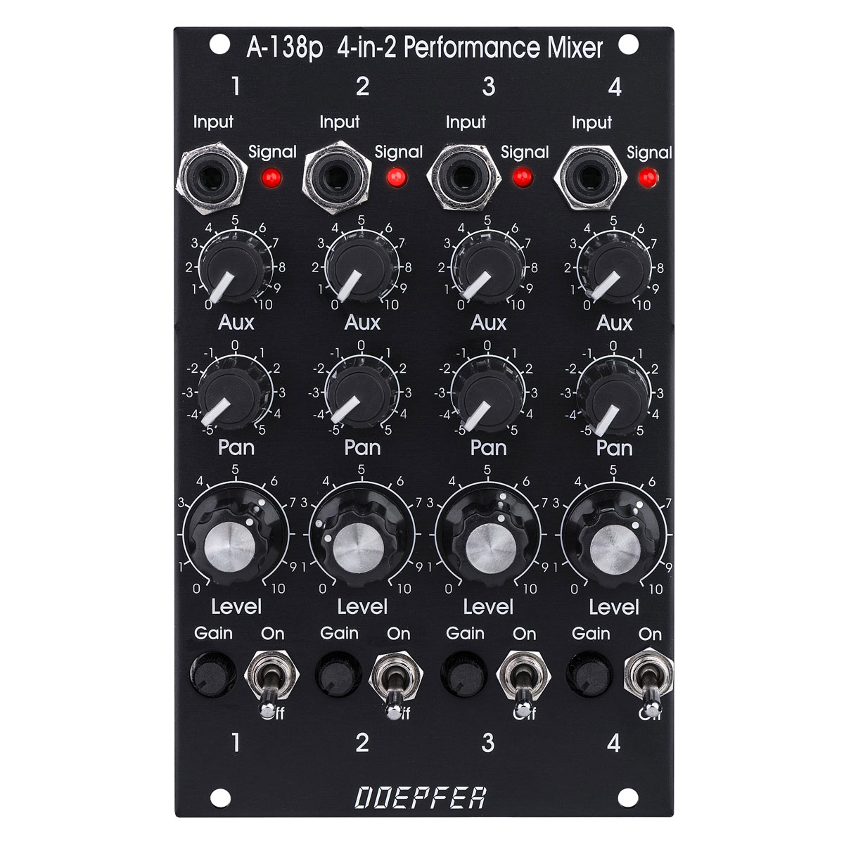 A-138pV Performance Mixer - A-100 Eurorack Modular Synthesizer
