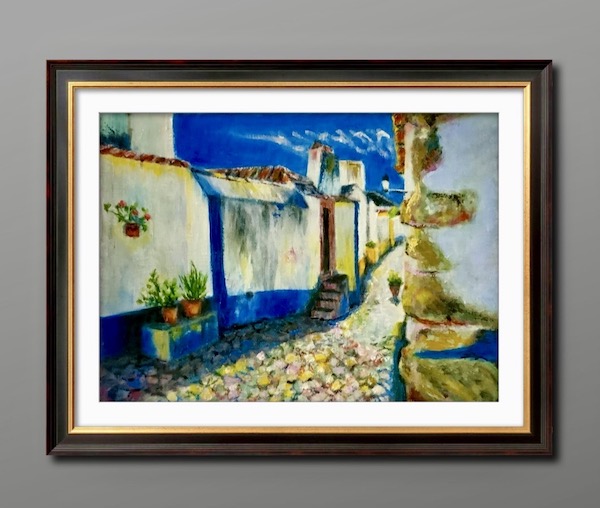 油絵 『焔心浄化』 F4アート 原画 一点物 開運 インテリア 油絵 『焔心