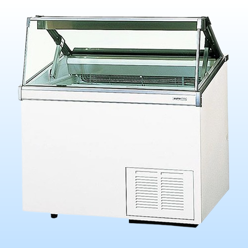 ガラスショーケース冷凍庫（アイスクリーム・ソフトクリーム可