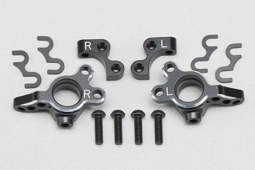 ヨコモ YD-2用 アルミ製 軽量 フロント ステアリングブロック（可変