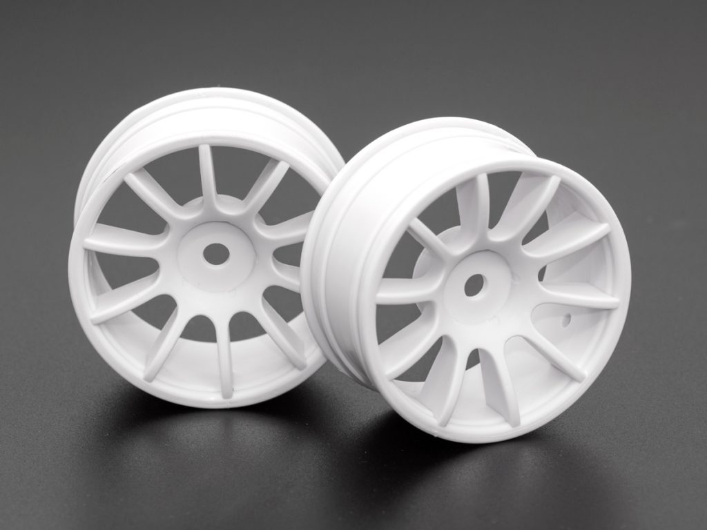 RIDE 1/10 M-シャシー用60サイズホイール 2個入り 10スポークホイール