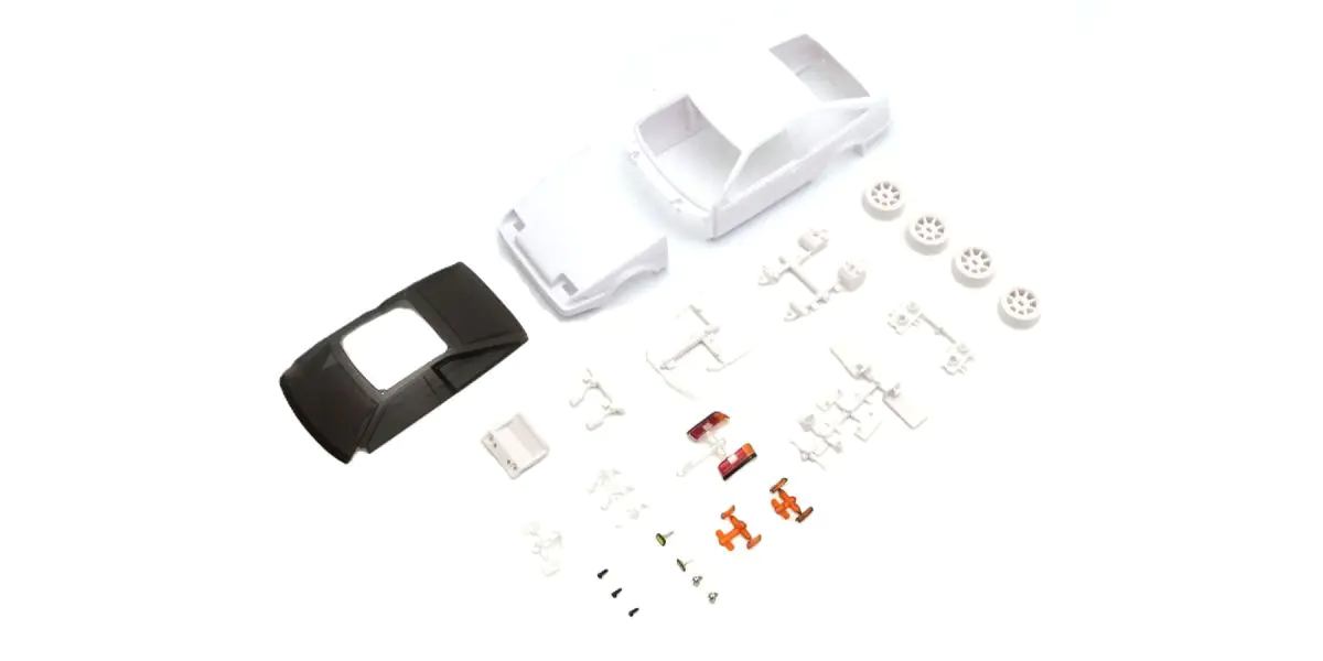 京商 ミニッツホワイトボディ トヨタ レビン AE86 ホワイトボディ