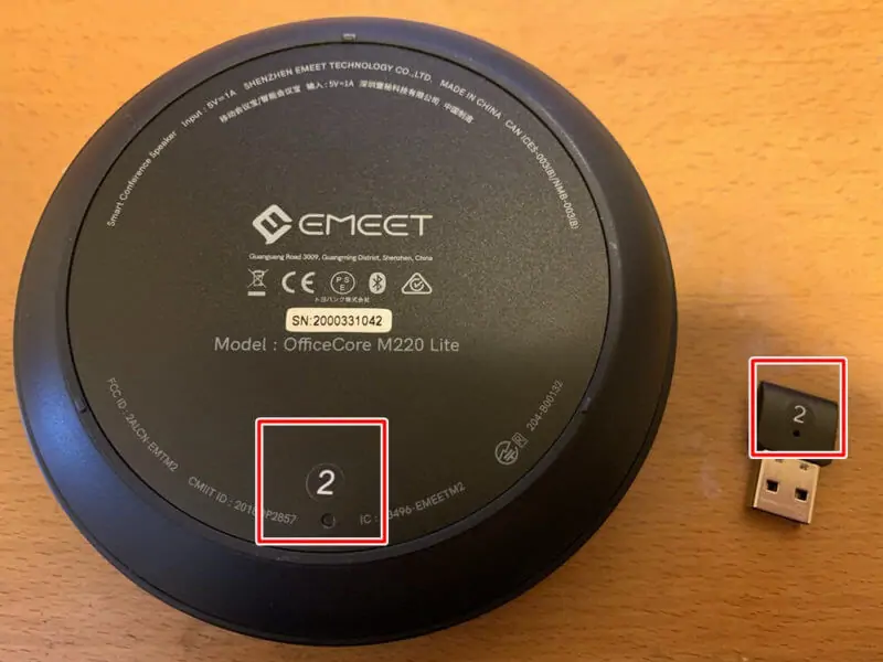 10人以上の大規模Web会議に最適！マイクスピーカー2台セット『eMeet