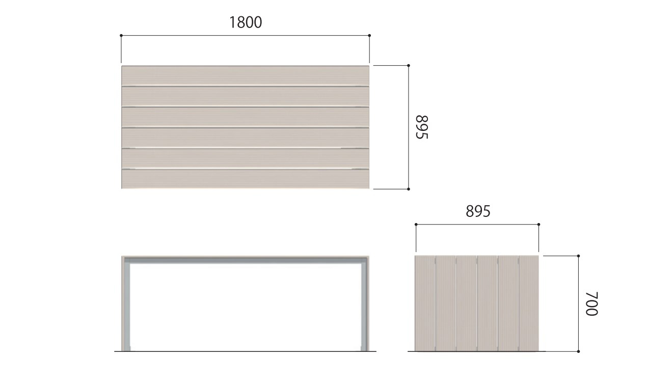 シャビーベンチ SWSS-180-90-70 | セコロウッドベンチ | ベンチ | 製品