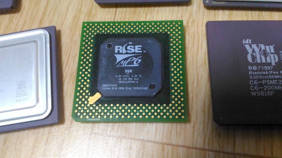 当時でもマイナーだったCPU「RISE MP6 266」を入手(；=ﾟωﾟ)=333