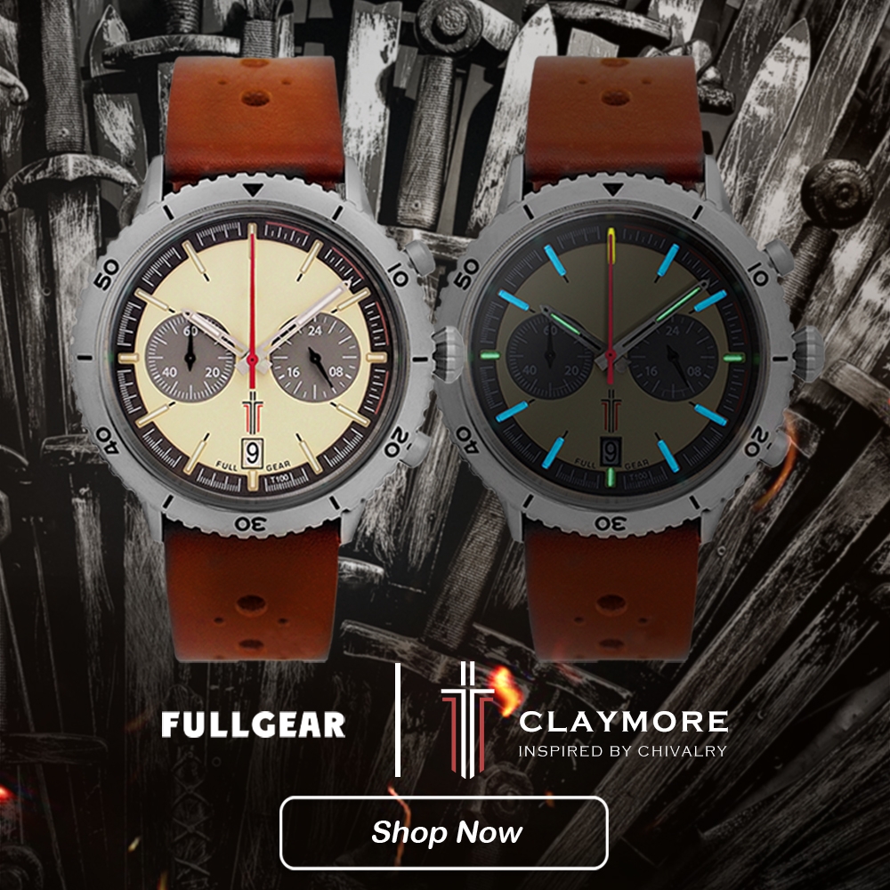 Claymore Chronograph Collection | FullGear – 42mm T100 Tritium