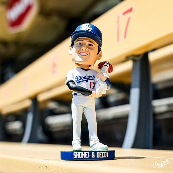 前田健太】#18 ドジャース 球場配布 MLB バブルヘッド2 球場限定 4⁄2 大谷